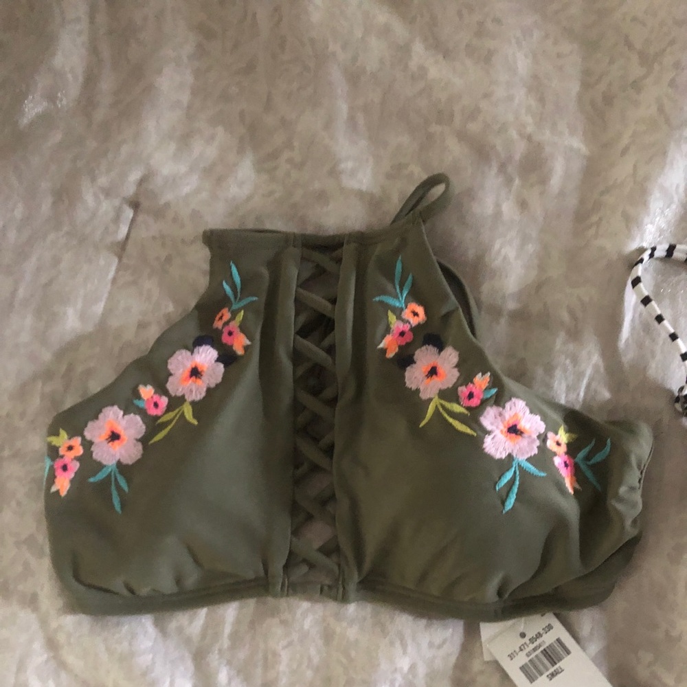 Hollister high neck bikini top